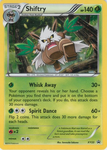 Pokémon TCG XY Black Star Promos Shiftry XY23 Holo