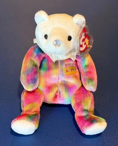 TY 2001 April Birthday Bear Beanie Baby MWMT – Vintage 🔑 PRIVATE COLLECTION