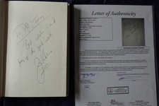 Jim Valvano Autographed Book JSA Letter NC State NCAA Basketball Coach Jimmy V