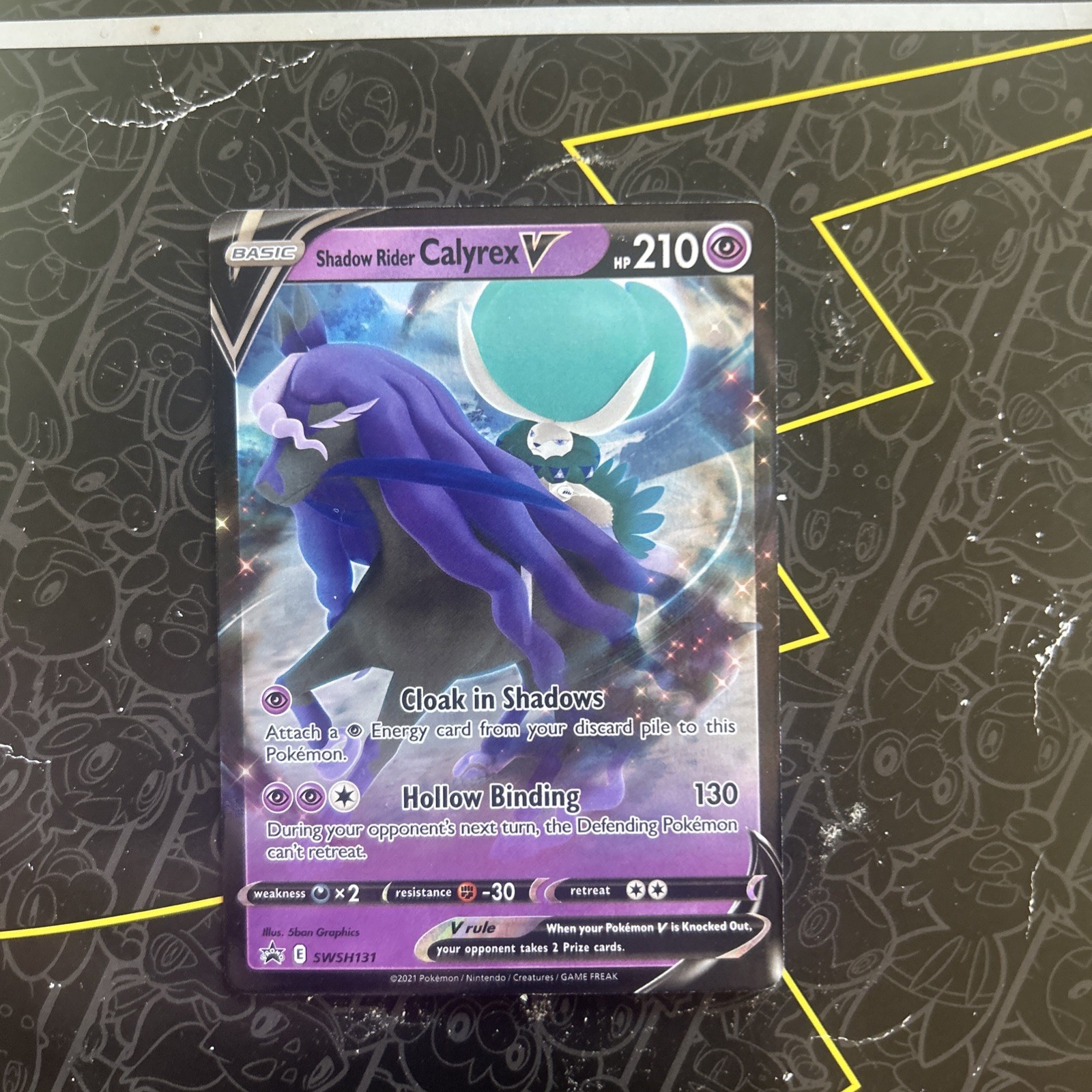 Pokémon TCG Shadow Rider Calyrex V SWSH131 Promo