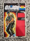 Falcon 1987 G.I. JOE COBRA Vintage Original CARD BACK Full Minimal Loss