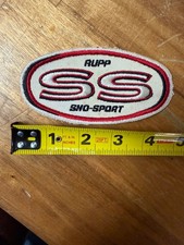 rupp SS sno-sport 1970's snowmobile suit patch rare patch original
