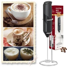 Electric Milk Frother Drink Foamer Whisk Mixer Stirrer Coffee Eggbeater Kitchen