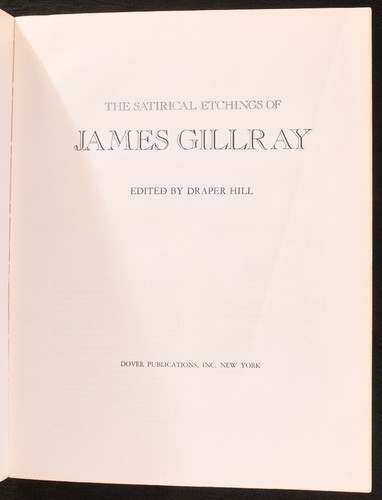 1976-2001 2vol The Satirical Etchings of James Gillray & The Art of Caricatur... - Picture 3 of 10