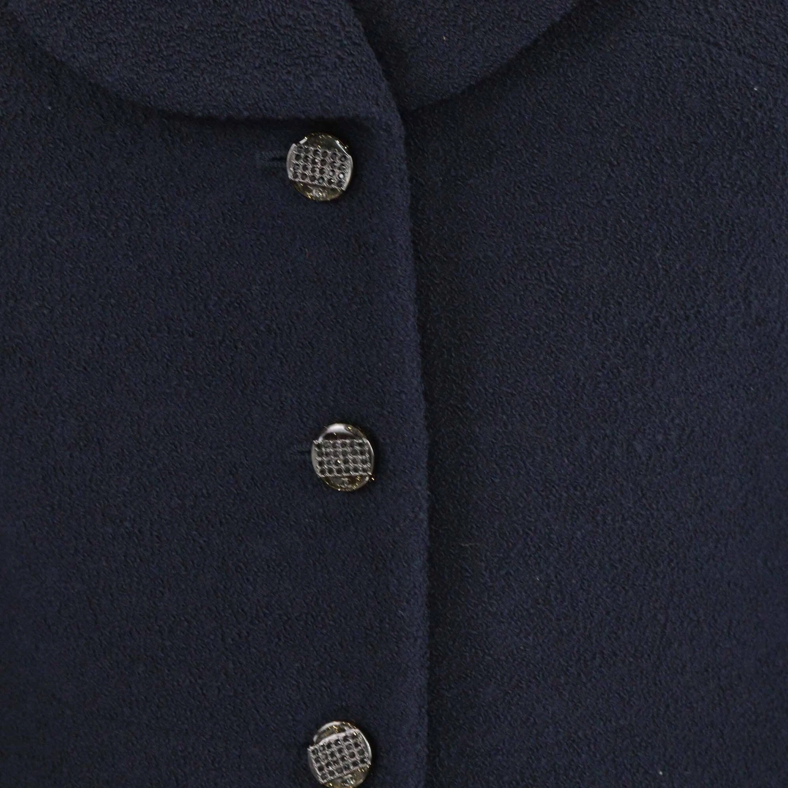 Blazer Chanel blu navy boucle