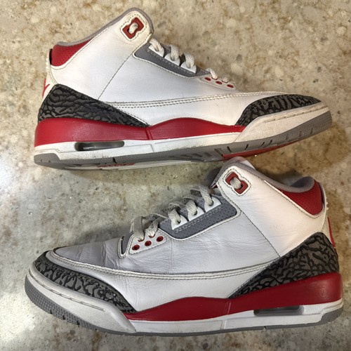 Air Jordan 3 Cardinal Red Herren Größe 8 - Bild 6 von 7