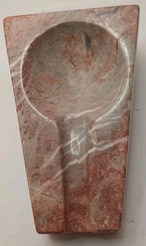 Marble Rose And Gray Spoon Rest Heavy Duty Spoon Holder - Afbeelding 2 van 9