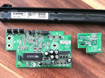 Canon CanoScan LiDE 100 Ersatzteile | Mainboard FM1-0014 | CIS Sensor FH7-7814