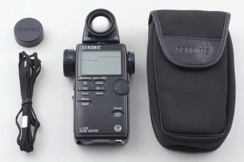 [MINT w/ Case] Sekonic L-508 Zoom Master Digital Light Exposure Meter From JAPAN