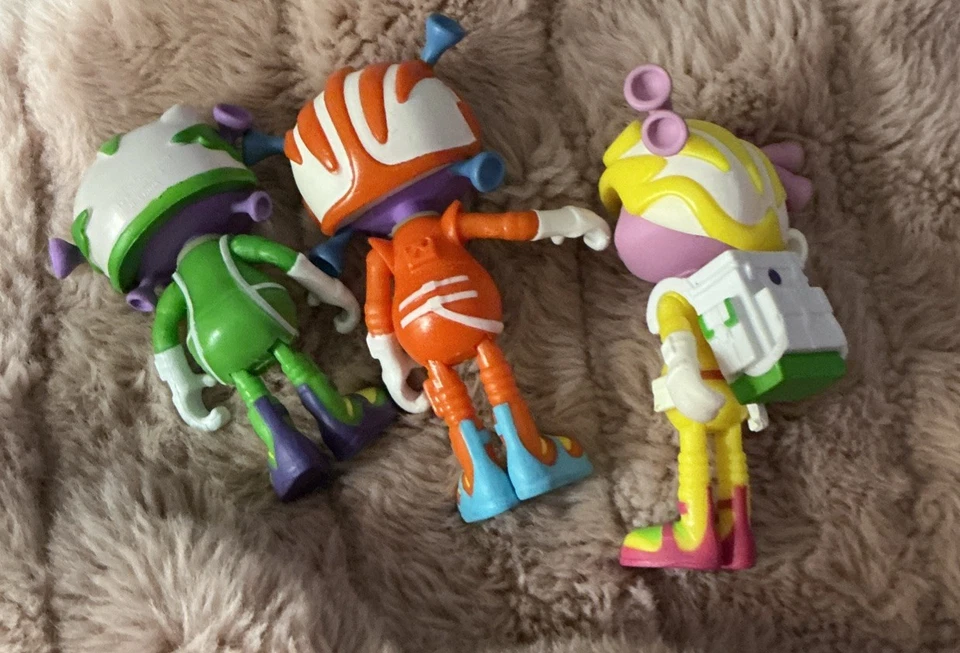 Floogals 2017 Toys Fleeker Flo Boomer 3 дюйма фигурки инопланетян лот из 3 + рюкзак - Изображение 4 из 4