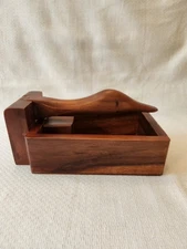 Vintage Wooden Duck Nutcracker MCM Decorative Piece 10"