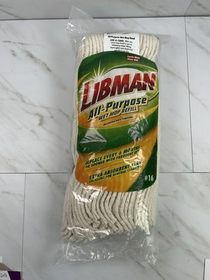 Libman All-Purpose Cotton Blend Wet Mop Refill 