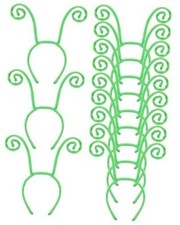 Butterfly Antenna Headband for Women and Men, Ladybug Alien Antenna 12 Green