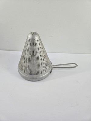 Vintage Aluminum Food Mill Cone Sieve Colander Strainer ONLY Cracked