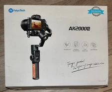 FeiyuTech AK2000S Gimbal Camera Stabilizer 3-Axis Motor Lock. NEW  Damaged Box