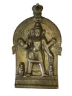 Mughal Antique Solid Brass Indian Rural Tribal Lord God Statue Collection