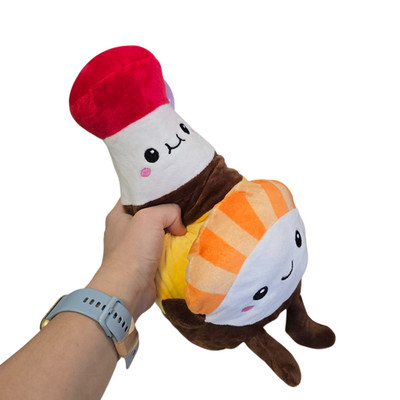 Cute & Cuddly Cuddle Sushi and Soy Sauce Stuffed Animal Plush 13x6 in