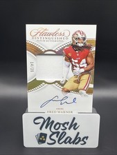 2025 Panini Flawless Fred Warner Distinguished Patch Auto #/25 49ers
