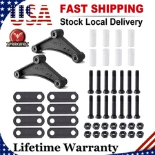 New Tandem Trailer Axle Shackle Kit Heavy Duty Steel For Double Eye Spring US