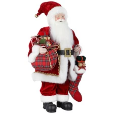 24" Santa Claus Doll Standing Santa Christmas Figure Ornament Toy Home Decor New