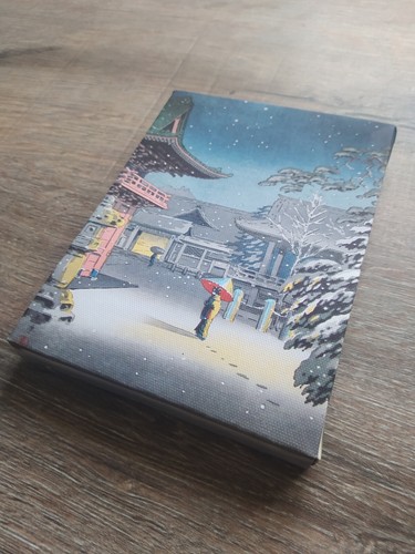 Snow At Nezu Shrine - Tsuchiya Koitsu Print Ukiyoe Edo, Gallery Wrapped Canvas - Picture 2 of 11