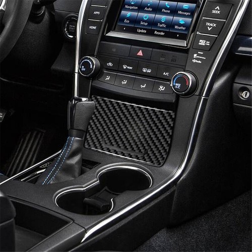 Cubierta de caja de almacenamiento de consola central de fibra de carbono para Toyota Camry 2015-2017 - Imagen 2 de 15