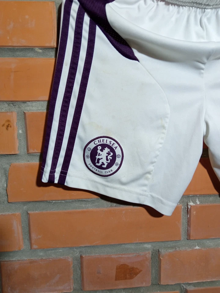 Cech #1 Chelsea Goalkeeper football Shorts 2011 - 2012 Adidas Young Size S - Image 3 of 4