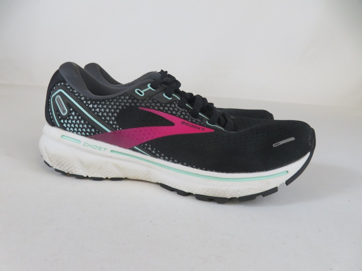 Brooks Ghost 14 Womens 8.5 Shoes Running Walking Sneaker Black