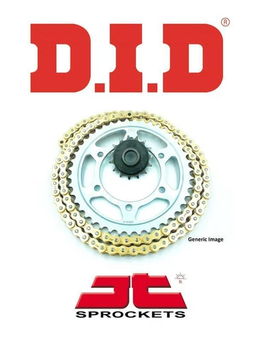 Kawasaki ZZR1400 11-20 DID ZVMX Gold X-Ring Chain & JT RB Sprocket Kit