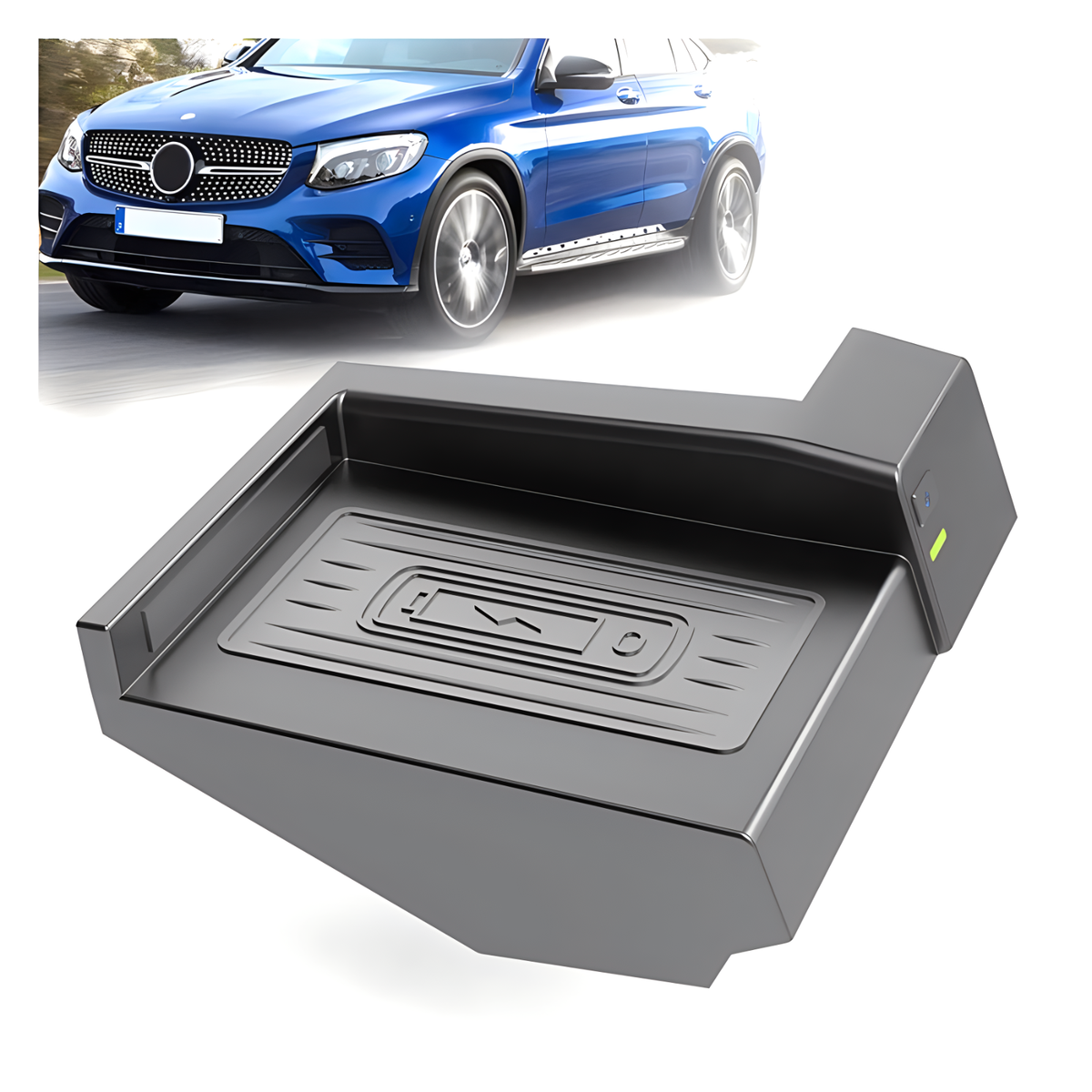 For Mercedes Benz GLC/C-Class W205 X253 Wireless Charger Phone