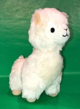 Megatoys Soft Cream Tan Llama Alpaca Plush Stuffed Animal 7-1/2”