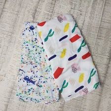 Set of 2 Tiny Twinkle Lightweight Kaffle Baby Swaddle Blankets