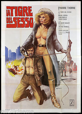 THE SEX TIGER MANIFESTO THORNE ILSA SEX TORTURE EXPLOITATION 1977 POSTER 4F