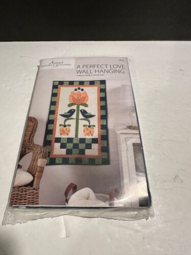 Annie's Quilters Club "A Perfect Love" Folk Art Spring Tulip Wall Hanging Kit