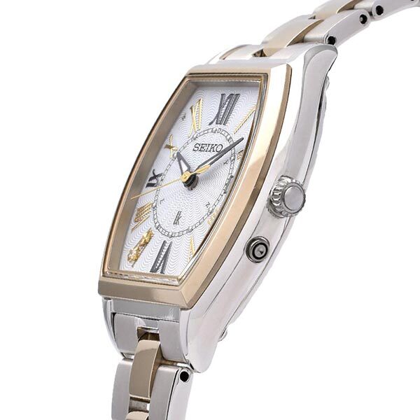 SEIKO LUKIA SSQW052 Silver Diamond Adult Classic R Women's Watch