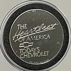 Heartbeat of America Chevrolet 75th Ann. Coin 1 Troy Oz .999 Fine Silver Round