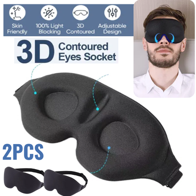 #ad 2pcs Luxury Sleep Eye Mask for Side Sleepers Men amp; Women Zero Eye Pressure 3D $8.56