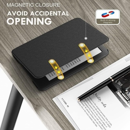 Anti Scratch Folio Case Smart Cover for Kindle 2024 6" (12th Generation) - Picture 4 of 22