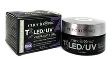Cuccio Pro T3 LED/UV Controlled leveling Versatility Gel - Clear 1 oz / 28g
