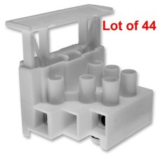 Camenboss (CMFTB/2) 450V Screw Connection 2 Pole White Terminal Block - Qty 44 