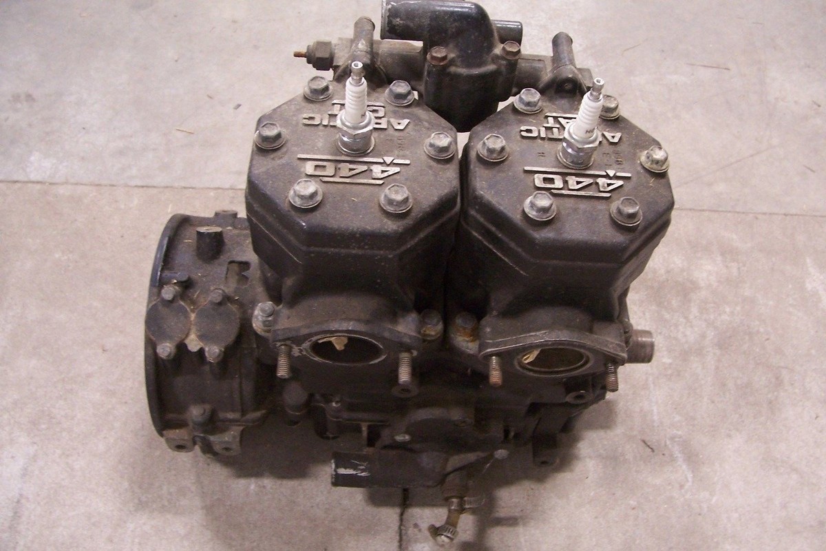 Arctic Cat Snowmobile 1994 ZR 440 Short Block Engine - 0662