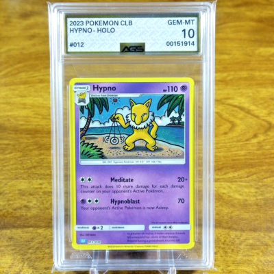 その他 L GEAR SOLID Trading Card #012 HIPPO Pokemon Trading Card Game Classic Hypno Holo CLB 012/034 AGS Gem