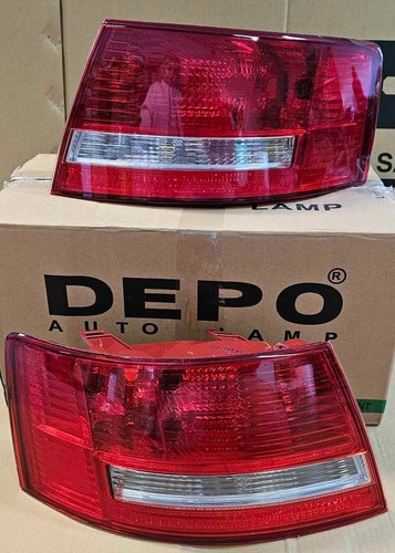 Kit 2 Feux Arrière Gauche + Droite Pour Audi A6 C6 Berline 2004-2008 - Neuf Certifié OE | Halogène DEPO