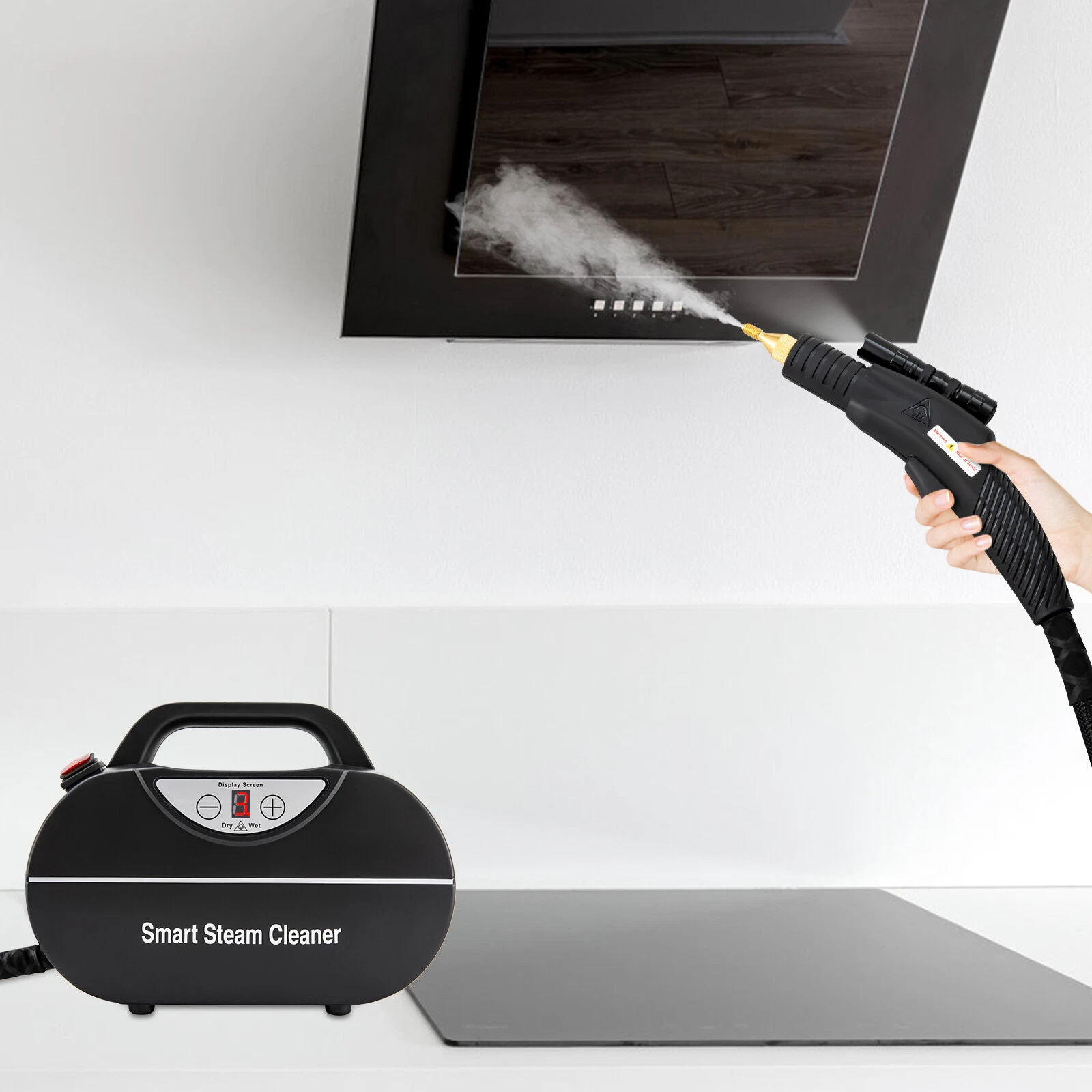 High-Pressure Steam Cleaner Handheld Steamer Detailing Cleaning Machine 1800W