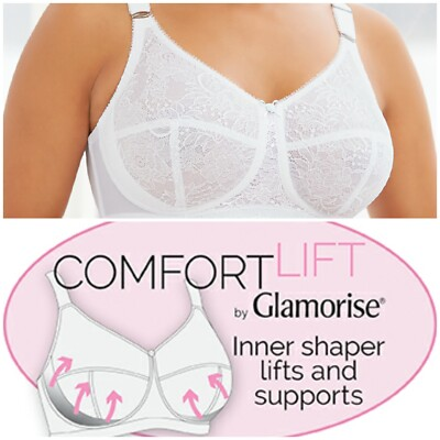 #ad #ad Visit QUALITY MADE USA Glamorise Store CLICK HERE NOW All New Sealed White Bra $26.95