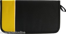  12 72 Disc Capacity Black  Yellow CD DVD Binders Storage Media CRY-E096YE