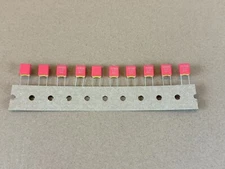 10 New .47 uF 63V Wima MKS Film Capacitors for Stereo Rebuilds 5mm Pitch (Qty)