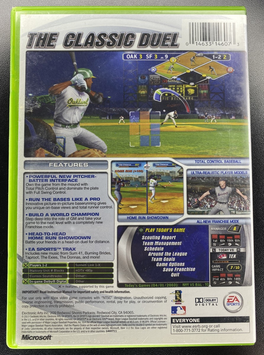 Viva Baseball [DVD](中古品) MVP Baseball 2003 Xbox 14633146073| eBay