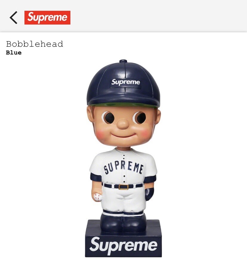 Supreme Bobblehead シュプリーム ボブルヘッド ブルー Supreme® Bobblehead Both Red & Blue Set | eBay