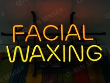 Facial Waxing Beauty Salon Open 17"x14" Neon Light Sign Lamp Decor Real Glass 